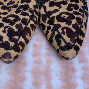 Piper Leopard Print Calf Hair Mules